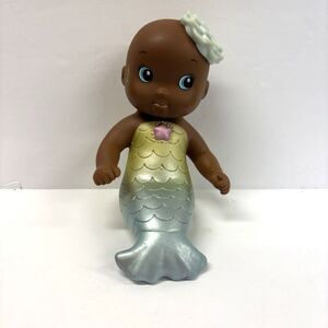 Wee Water Babies Splash Doll 5 Inch Aqua Mermaid Blue African American Black